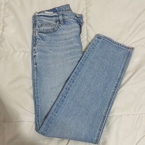 American Eagle Light Wash Straight Leg Jeans